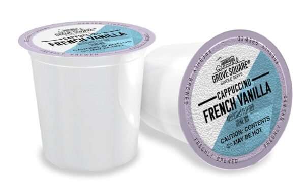 Cappuccino Pods, French Vanilla, Single Serve , 24 Count (Pack of 1) - Image 3
