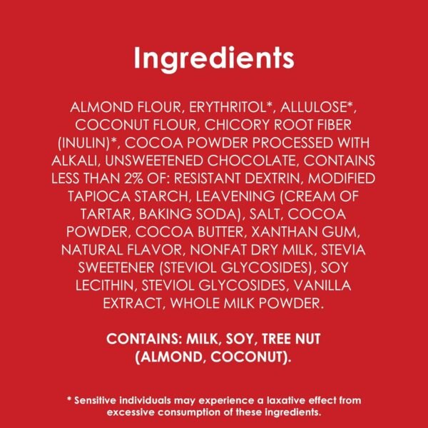 Keto Friendly Chewy Fudge Brownie Mix, Gluten Free, Zero Sugar Added, 10 Oz - Image 8