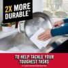 Tear-A-Square Paper Towels, 12 Double Rolls = 24 Regular Rolls, 3 Sheet Sizes (Quarter, Half, Full), Strength for All Messes, Cleanups, and Meal Prep - Image 4